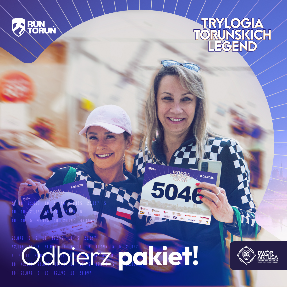 Po pakiety startowe zapraszamy do Dworu Artusa!